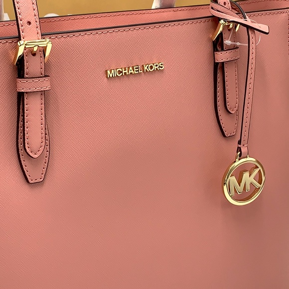 MICHAEL KORS 
Gilly Large Saffiano Leather Tote Bag PRIMROSE COLOR - Picture 3 of 16